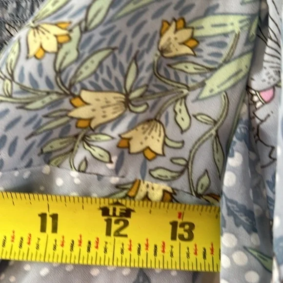 ASTR the Label Marietta Dress in Blue Floral size small NWT - Picture 9 of 15